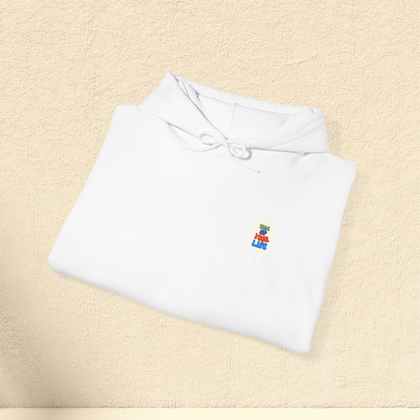 🌞Vibe Up Your Life Unisex Heavy Blend™ Embroidered Hooded Sweatshirt