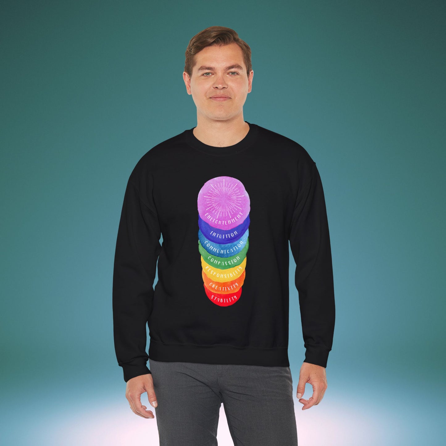 🌈Rights Rainbow Unisex Heavy Blend™ Crewneck Sweatshirt