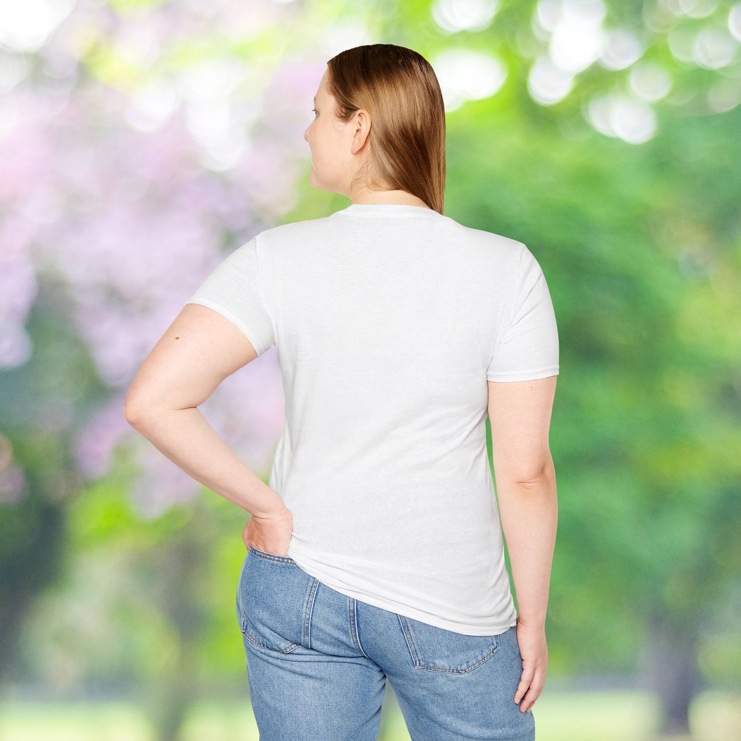 ❣️You are here Unisex Softstyle T-Shirt