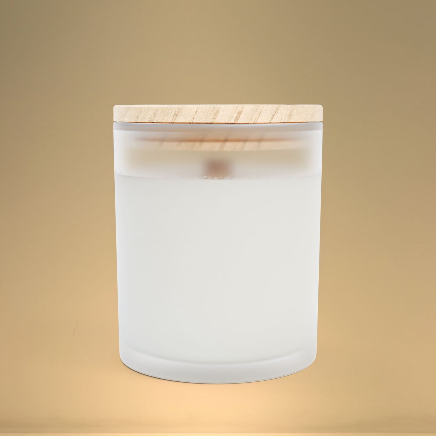 🔥I am an open channel Frosted Glass Candle, 11oz