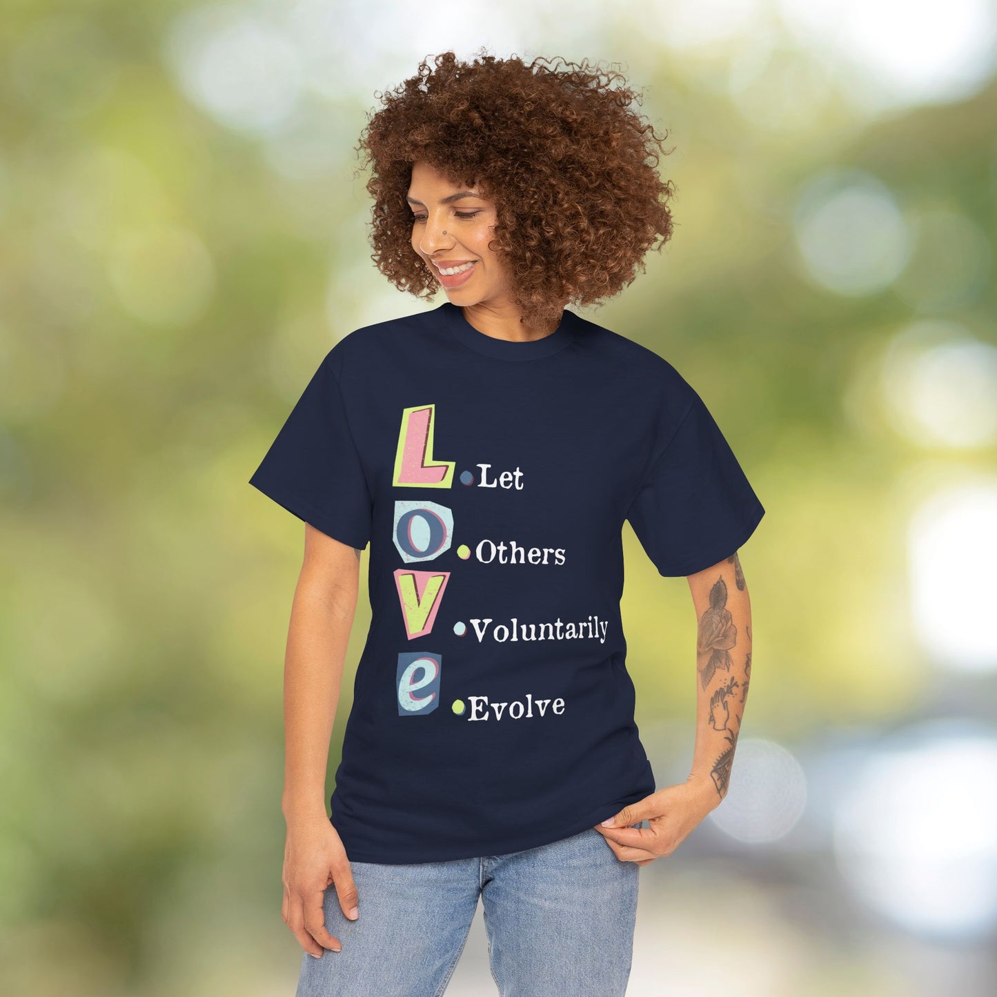 💗L.O.V.E Unisex Heavy Cotton Tee