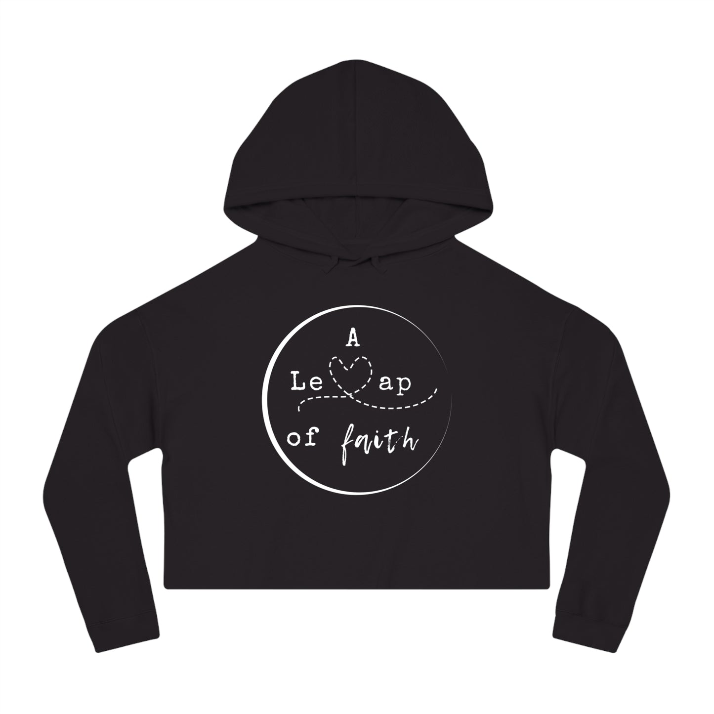 💞A Leap of Faith Women’s Cropped Hooded Sweatshirt