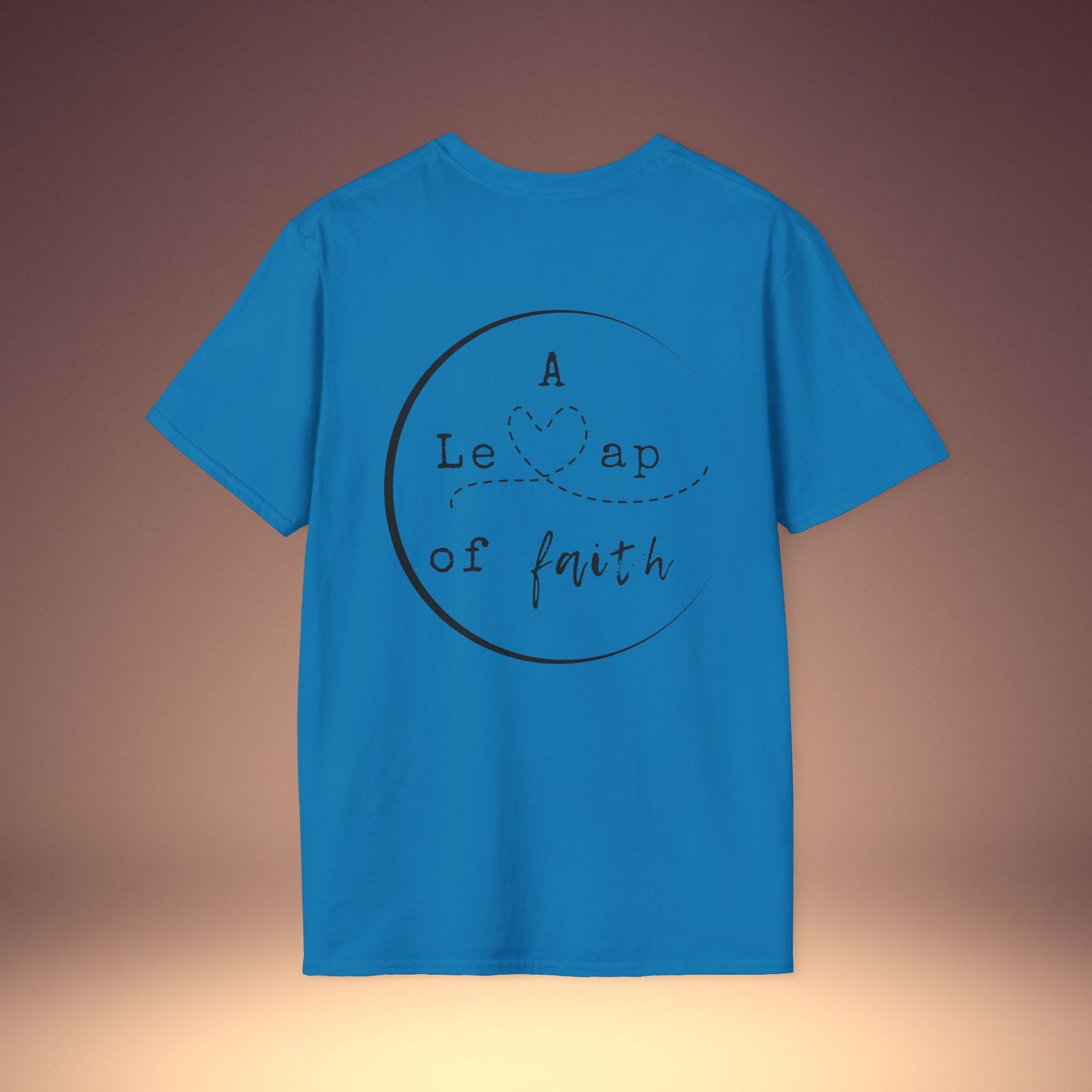 🤾‍♀️A Leap of Faith Unisex Softstyle T-Shirt