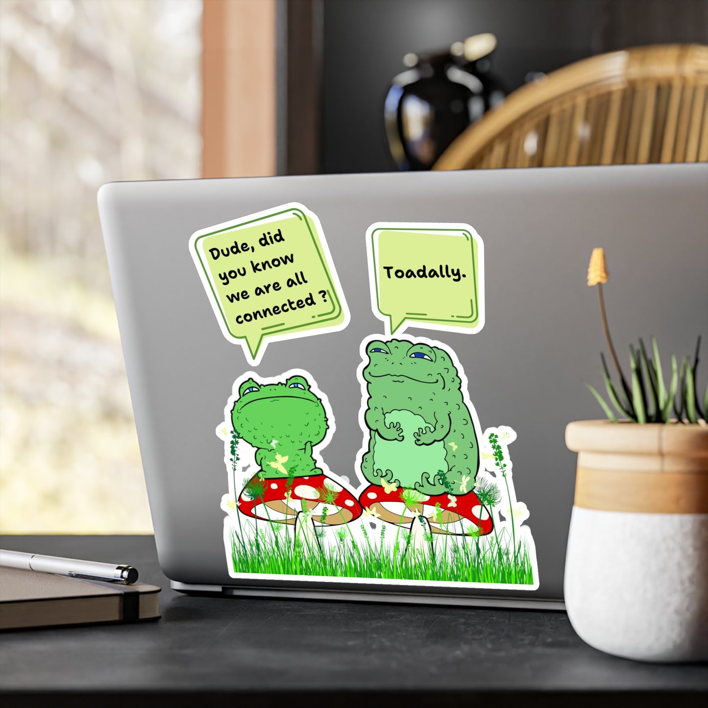 🍄Toadally Connected Kiss-Cut Vinyl Decals