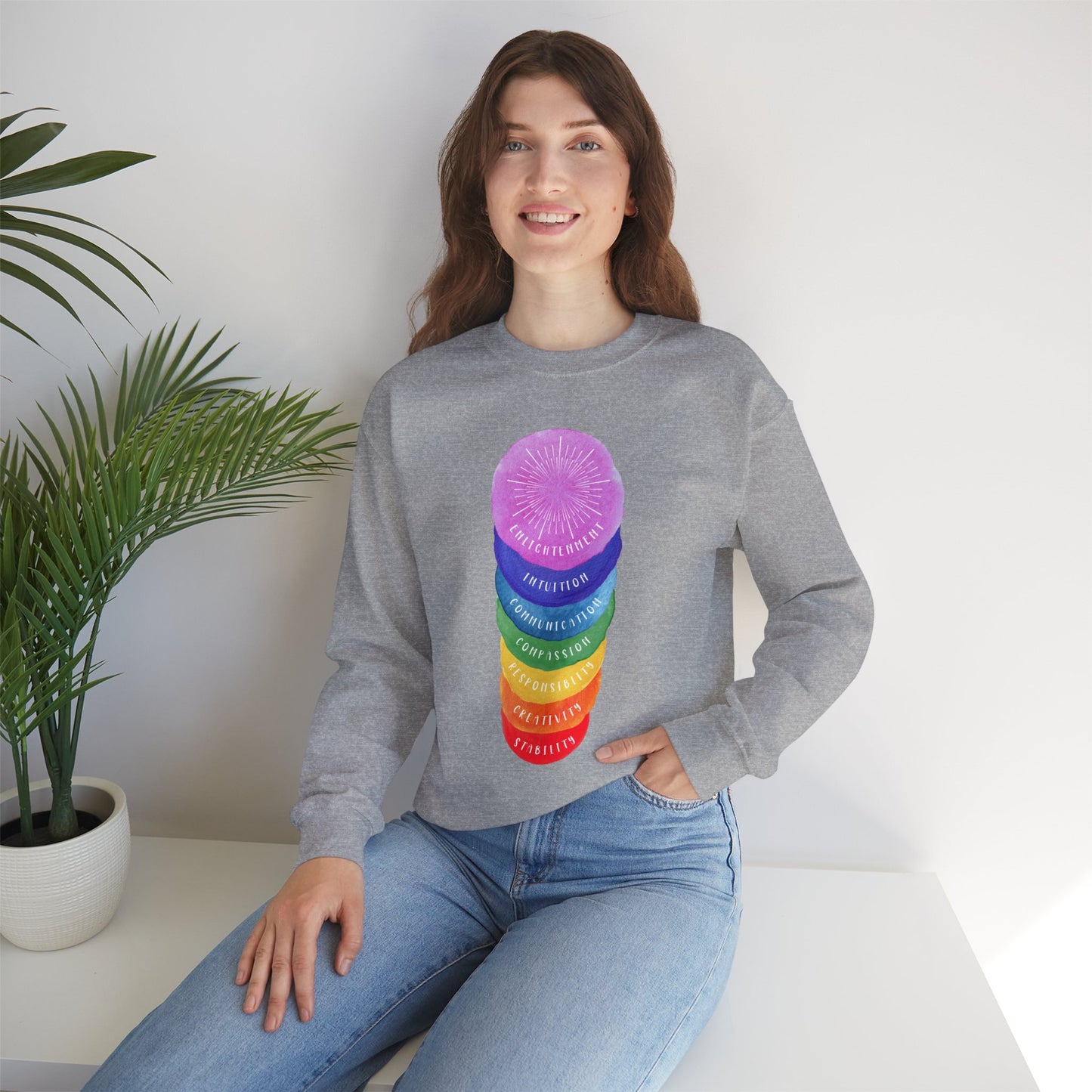 🌈Rights Rainbow Unisex Heavy Blend™ Crewneck Sweatshirt