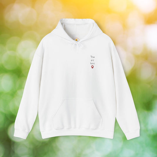 📍You are here Embroidered Unisex Heavy Blend™ Hooded Sweatshirt