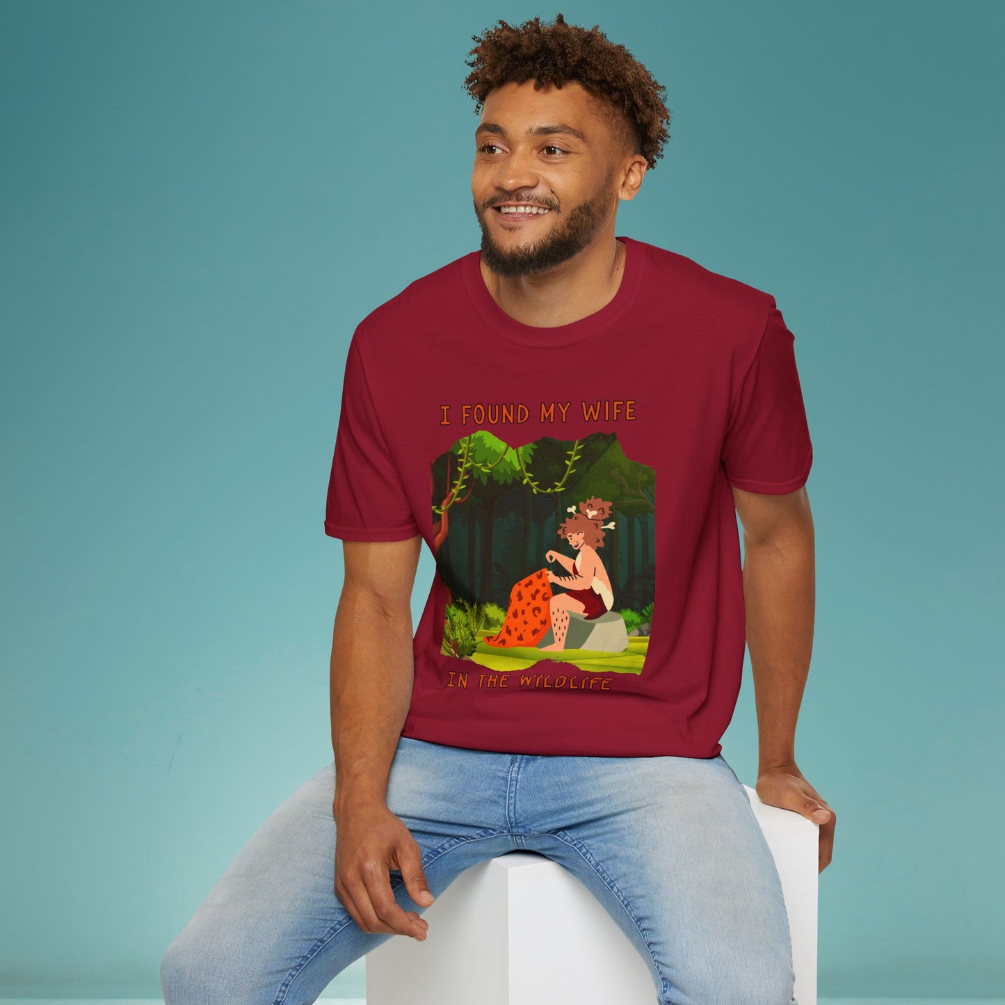 😄I Found My Wife in the Wildlife Unisex T-Shirt