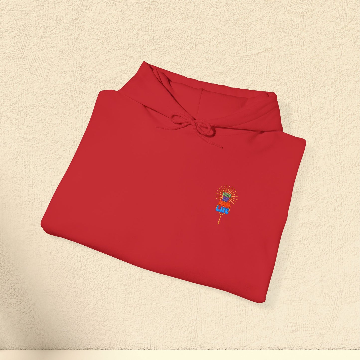 🌞Vibe Up Your Life Unisex Heavy Blend™ Embroidered Hooded Sweatshirt