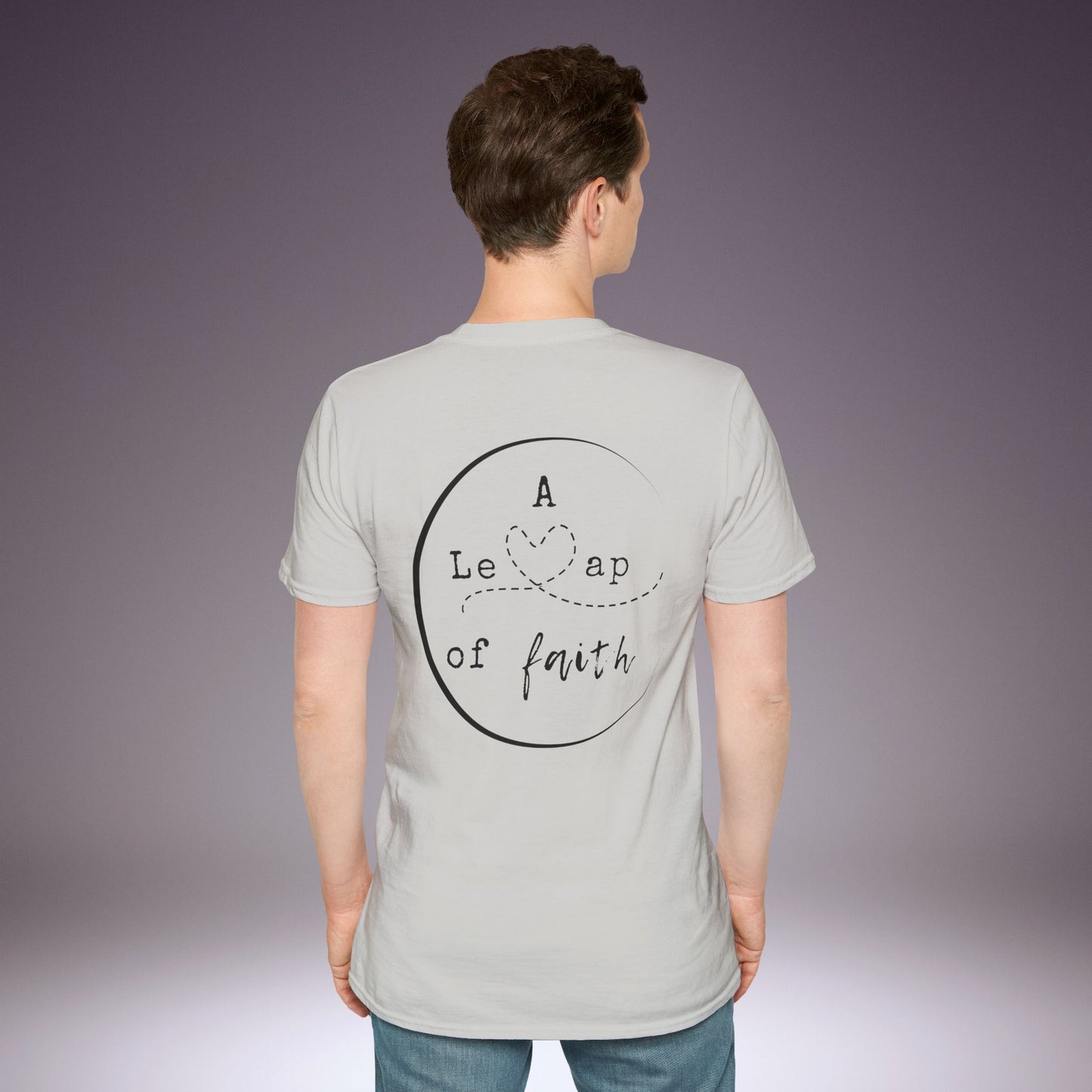 🤾‍♀️A Leap of Faith Unisex Softstyle T-Shirt