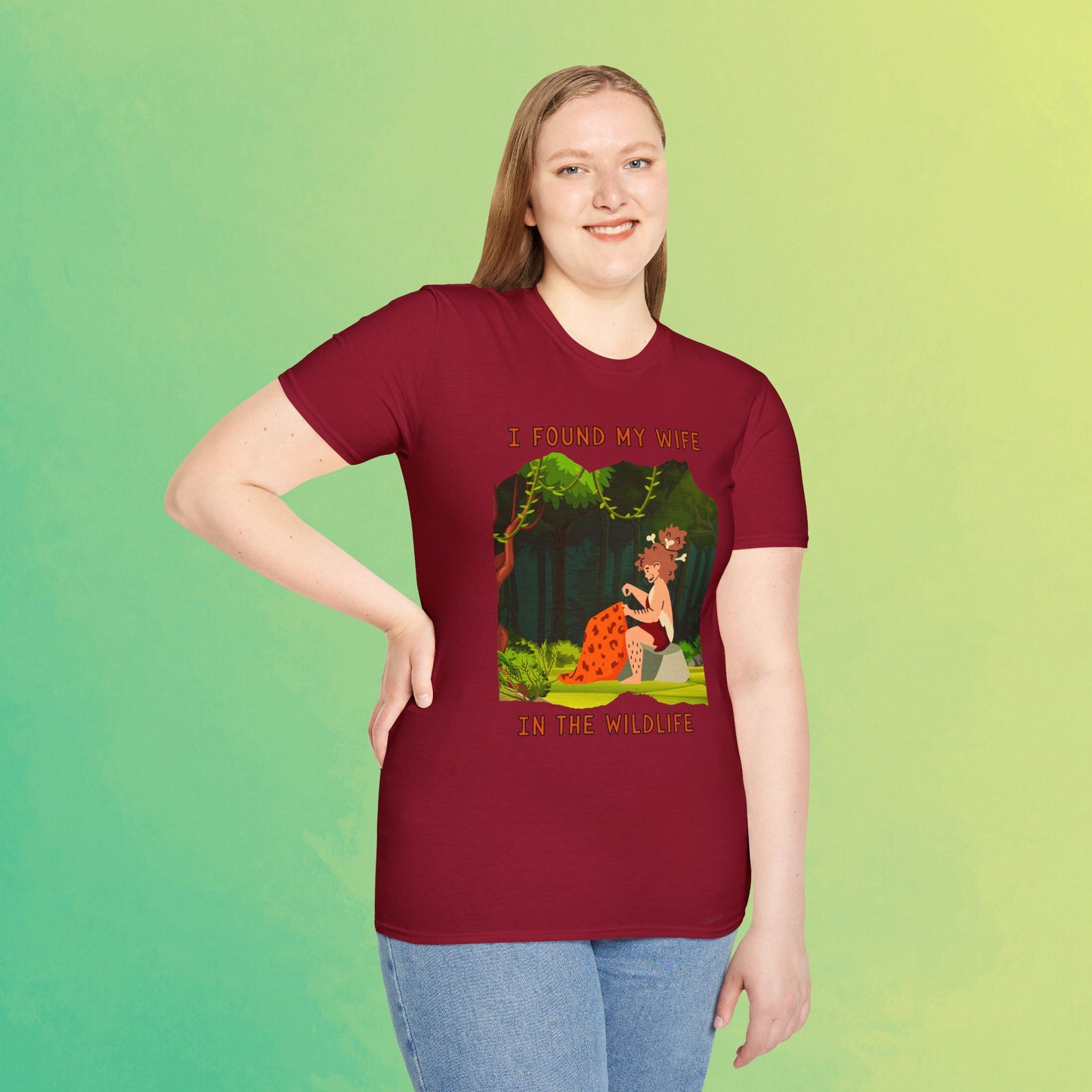 😄I Found My Wife in the Wildlife Unisex T-Shirt