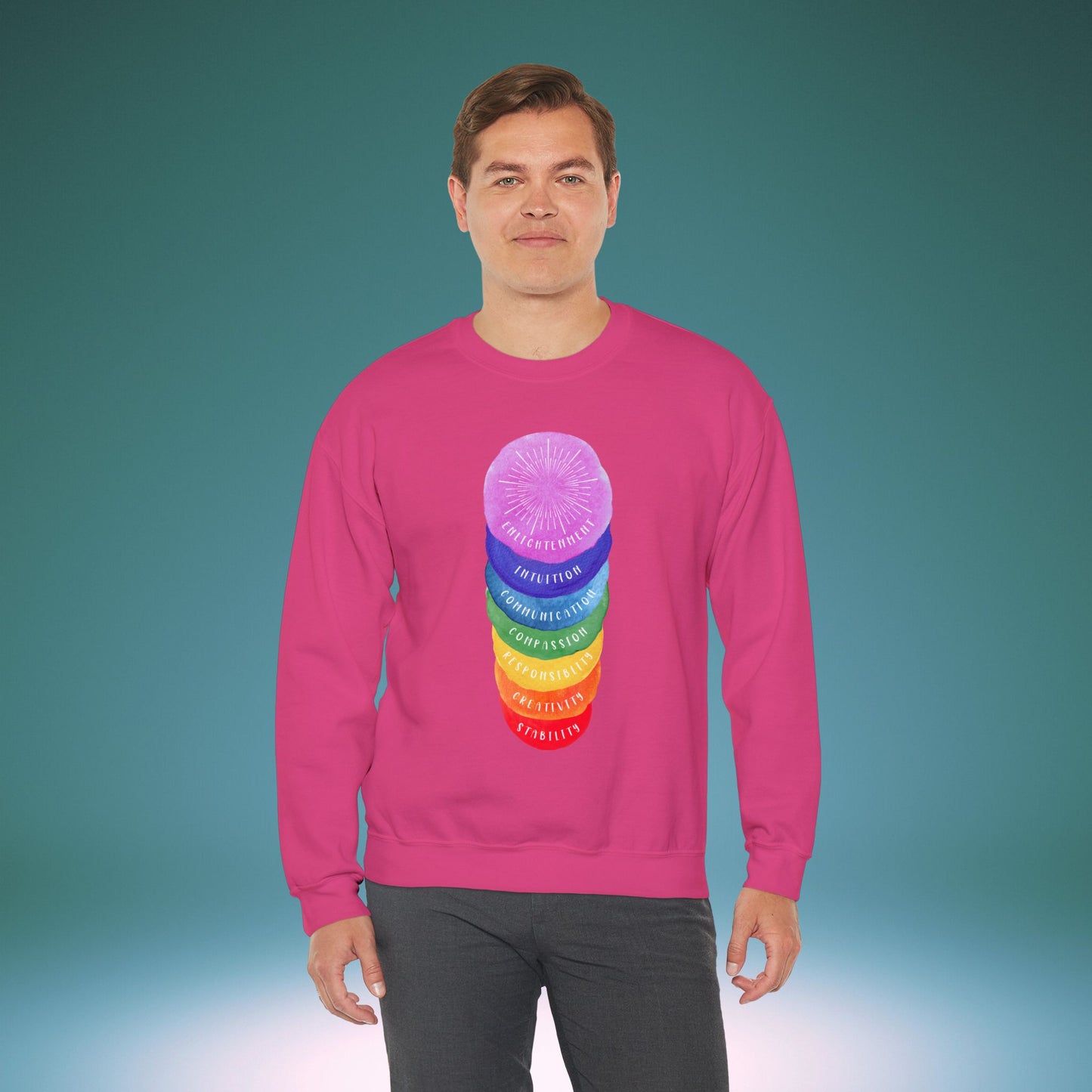 🌈Rights Rainbow Unisex Heavy Blend™ Crewneck Sweatshirt