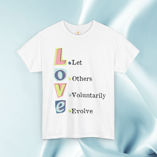 💗L.O.V.E Unisex Heavy Cotton Tee