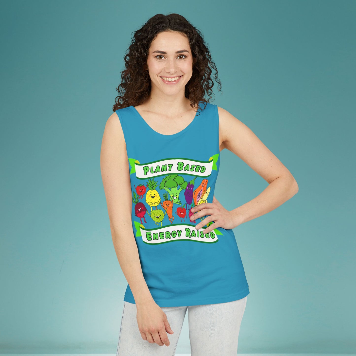 🌿Plant Based Energy Raised Unisex Tank Top