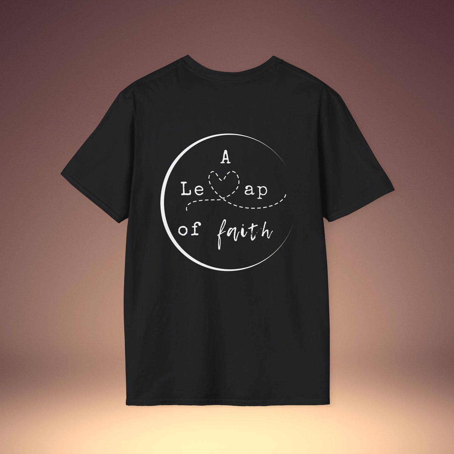 🤾‍♀️A Leap of Faith Unisex Softstyle T-Shirt