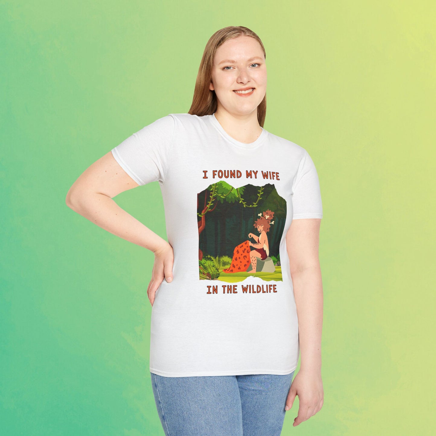 😄I Found My Wife in the Wildlife Unisex T-Shirt