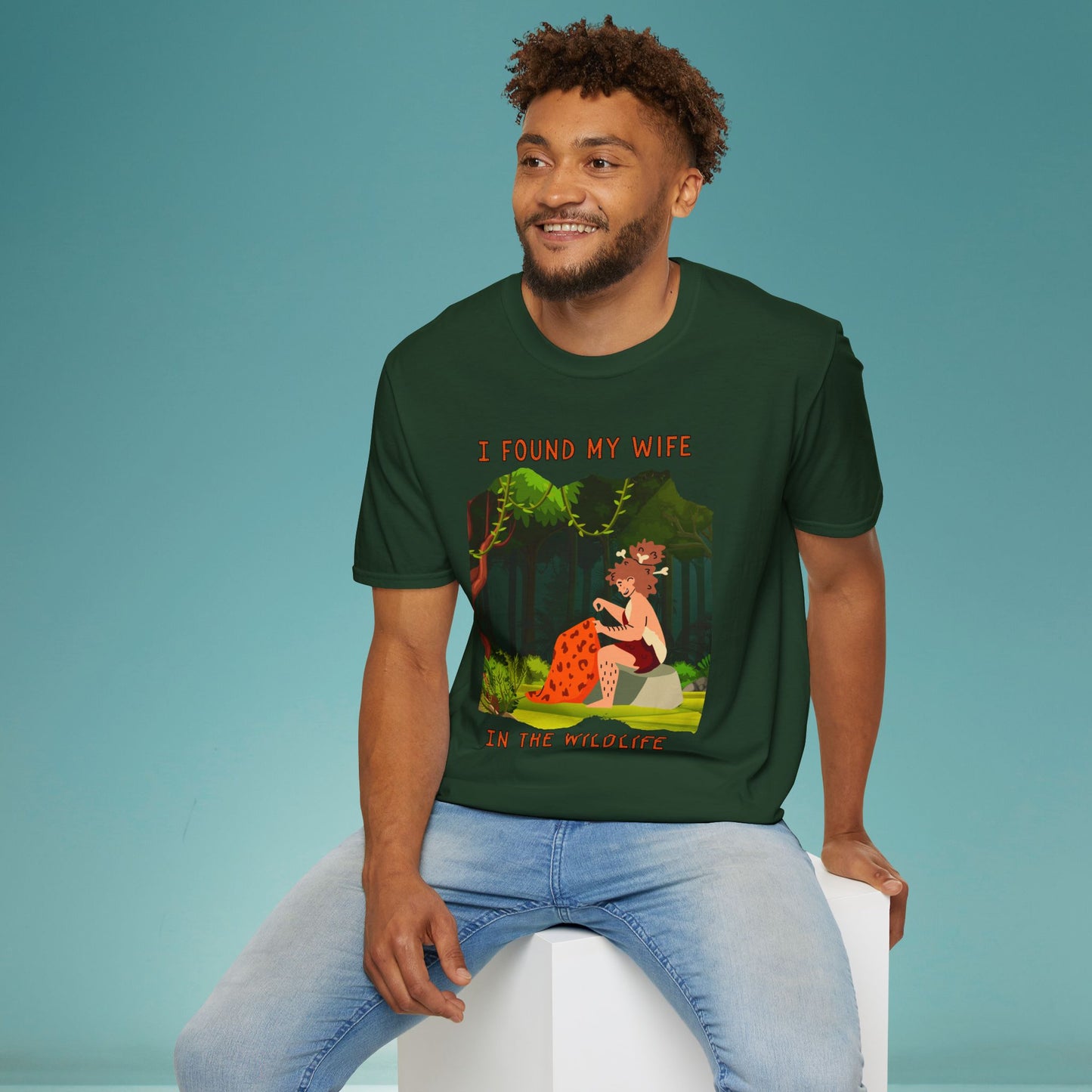 😄I Found My Wife in the Wildlife Unisex T-Shirt