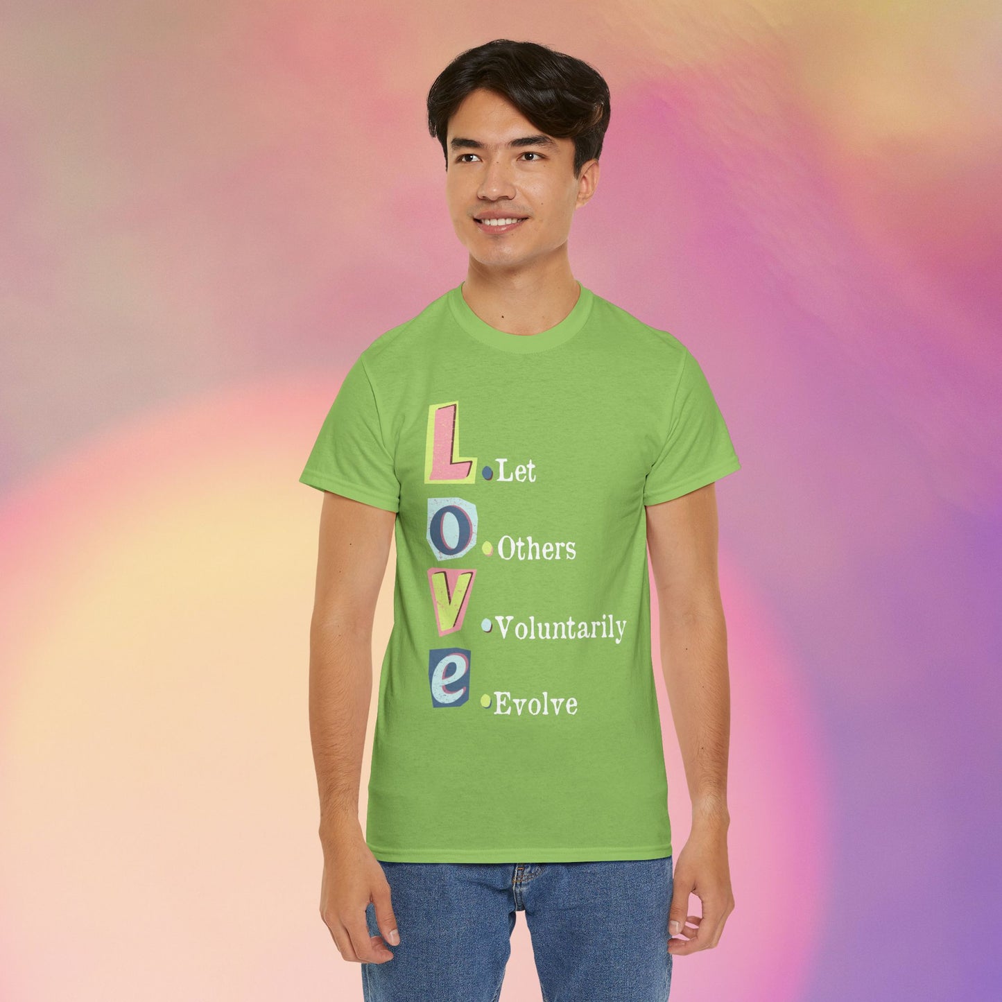 💗L.O.V.E Unisex Heavy Cotton Tee