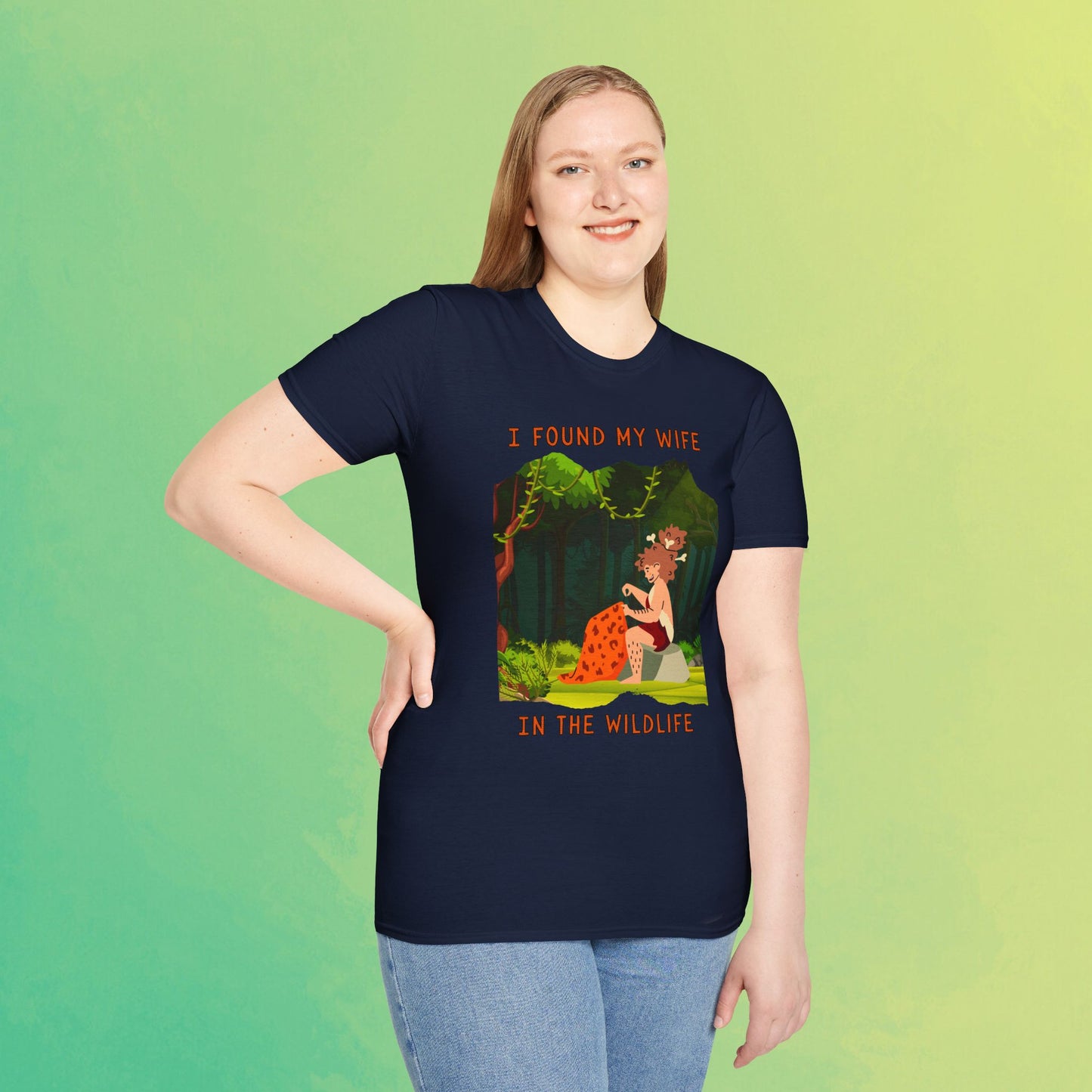 😄I Found My Wife in the Wildlife Unisex T-Shirt